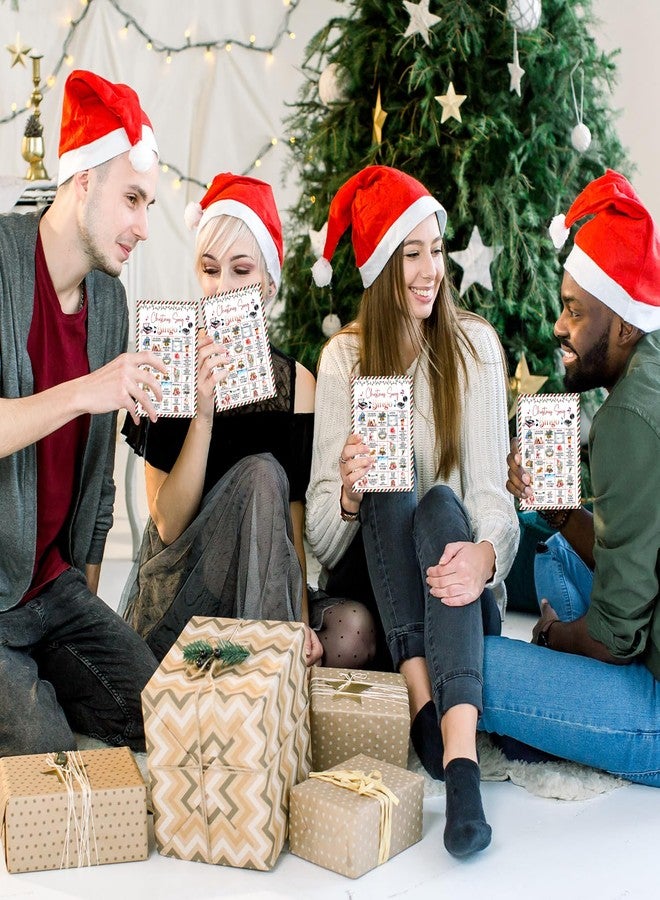 KFNER Christmas Song Bingo Game - Winter Bingo Card - 24 Players Bingo Game Set Indoor Outdoor Activities - Christmas, New Year Party Favors Supplies -A13 - Image 4